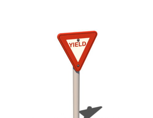 Grounds For Play Yield Sign