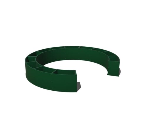 Grounds For Play Quarter Circle Planter