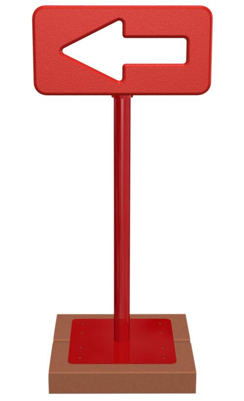 Grounds For Play Directional Arrow Sign