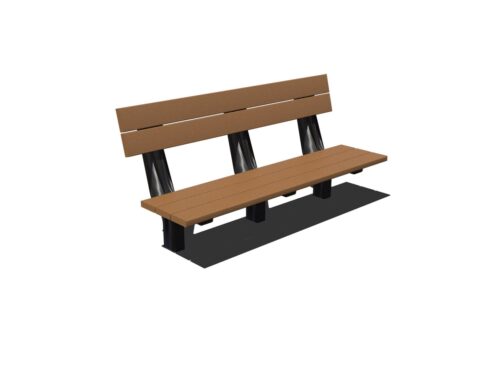 Grounds For Play Bench With Back Rest