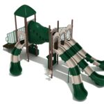 Playground Equipment Casa Grande play structure in Neutral colors, angle view 2