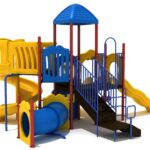 Playground Equipment Hanauma Bay play structure in Primary colors, angle view 1