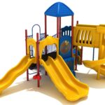 Playground Equipment Hanauma Bay play structure in Primary colors, angle view 2
