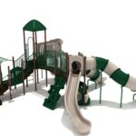 Playground Equipment Surfside play structure in Neutral colors, angle view 2