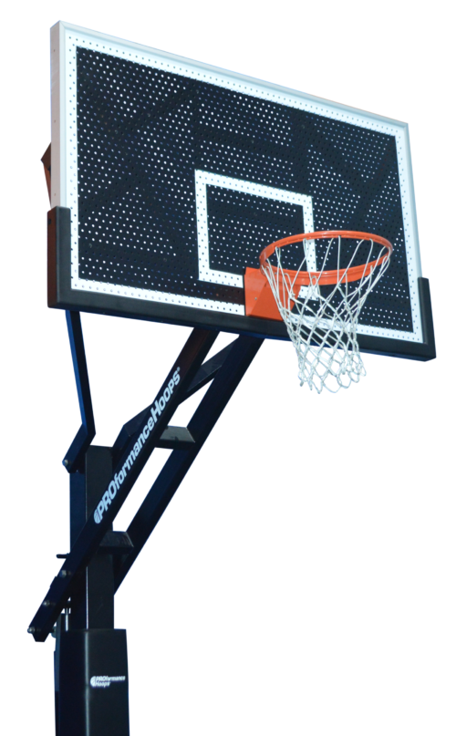 PROview 672 DX in-ground basketball hoop with perforated aluminum backboard